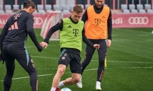 拜仁官方：基米希、奥利塞、帕利尼亚等部分国脚今天归队训练